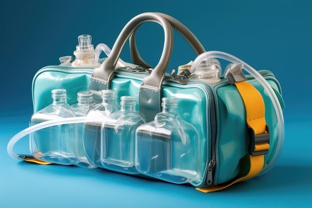 bolsa ambu ressuscitador pulmonar equipamento médico fotografia publicitária profissional