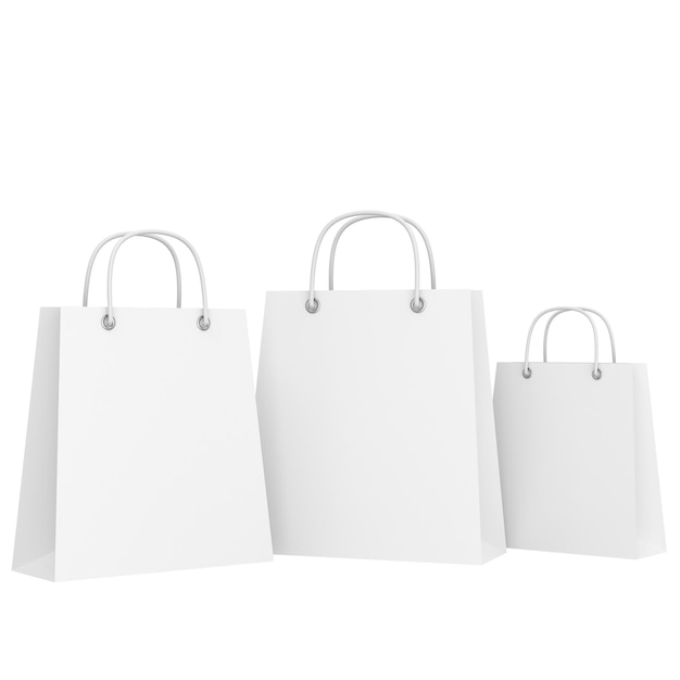 Bolsa de compras Bolsa de papel Elemento 3D