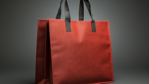 Bolsa de mão de mockup para compradores