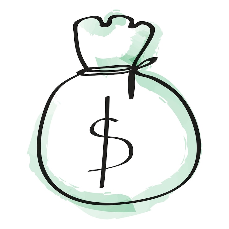 Foto bolsa de dinero png ganancias comerciales y clipart de seguros en fondo transparente