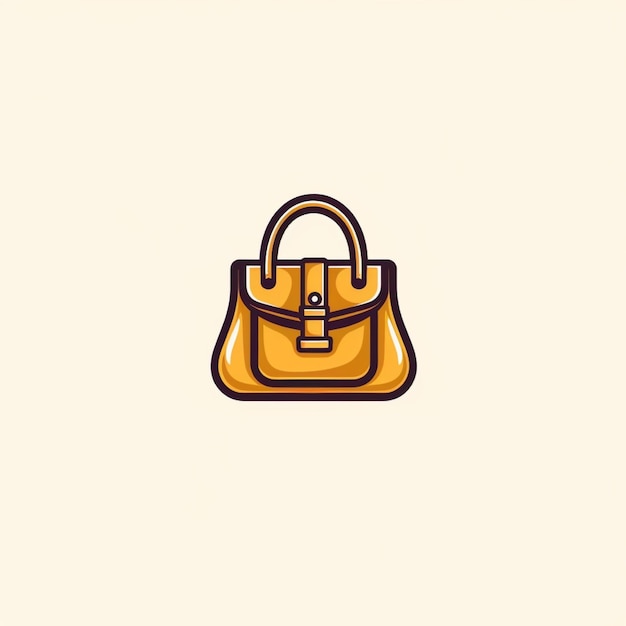 bolsa logo vector simple color plano