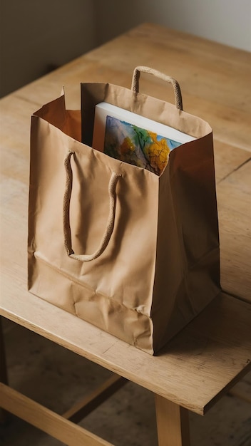 Bolsa de papel de Kraft