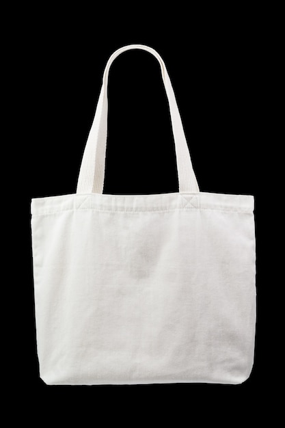 Bolsa de tela blanca