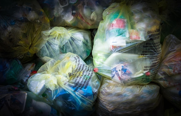 Bolsas de basura de plástico