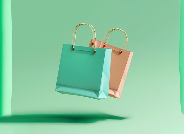 Bolsas de compras de diferentes colores