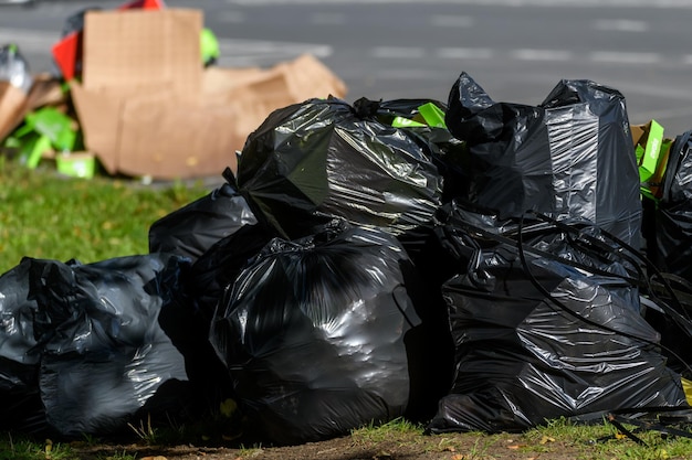 Bolsas de plástico negras