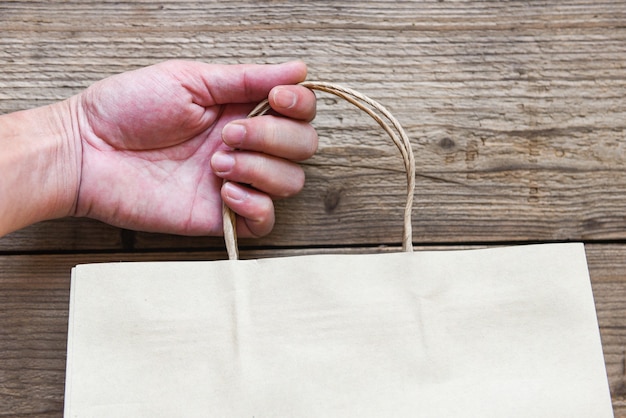 El bolso del acondicionamiento de los alimentos del papel del arte, se lleva el bolso de compras amistoso del papel de empaquetado del eco disponible