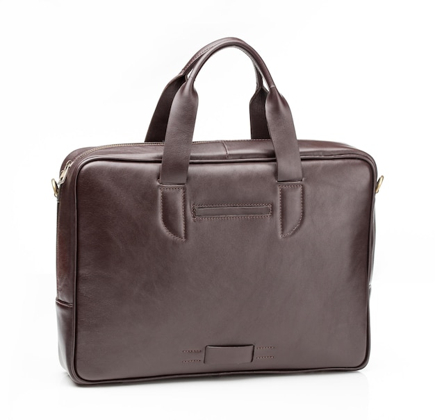 Bolso casual o business de hombre en piel marrón