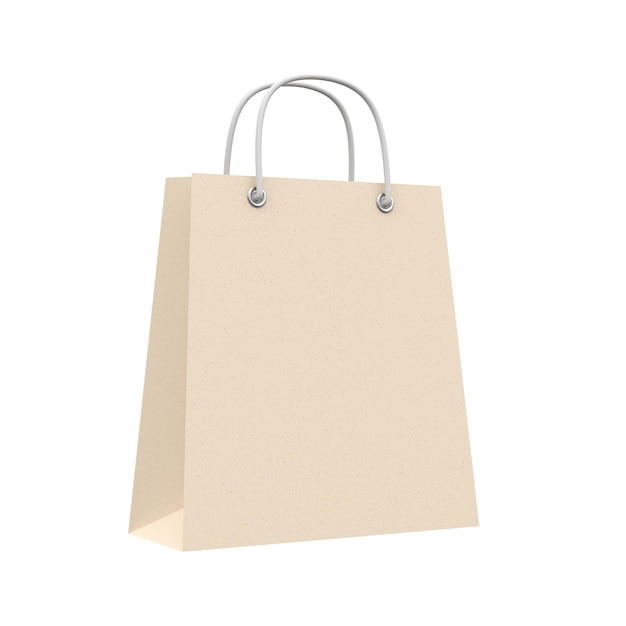 Bolso de compras Elemento 3D de saco de papel