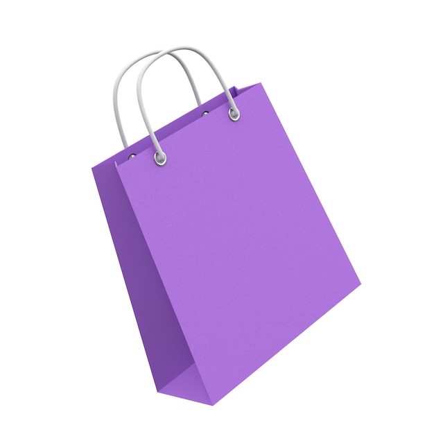Bolso de compras Elemento 3D de saco de papel