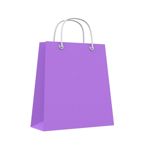Bolso de compras Elemento 3D de saco de papel