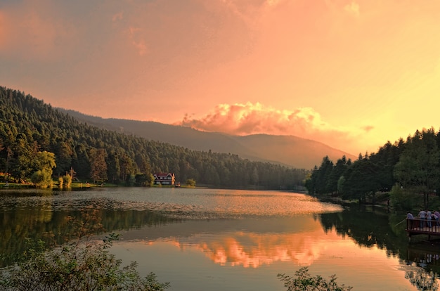 Bolu forest golcuk national park turquia