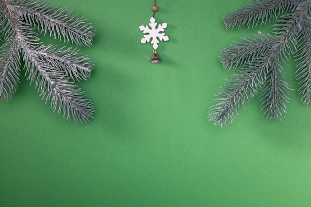 Bom ano novo cartão conceitual, natureza da floresta no inverno, feliz Natal