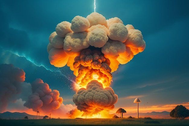 Bomba atómica Bomba de hidrógeno Explosión de bomba nuclear Nube de hongo Onda de choque Fondo de pantalla