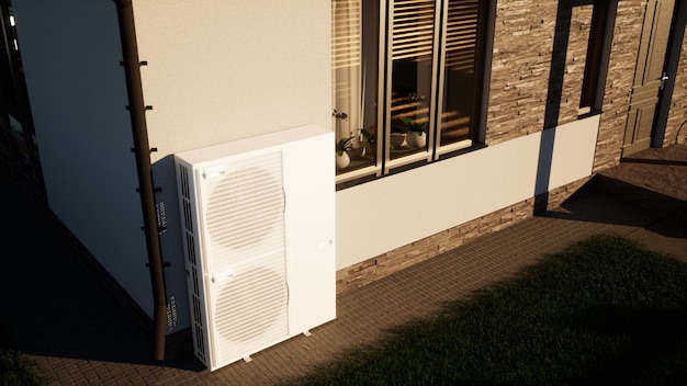 Bomba de calor de tecnología de agua de aire para el hogar