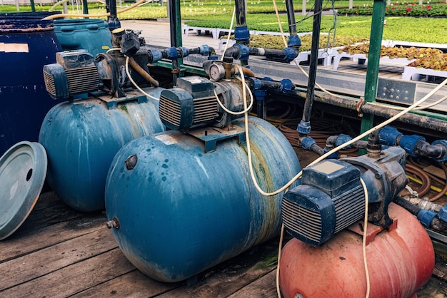 Bomba d'água com motor elétrico