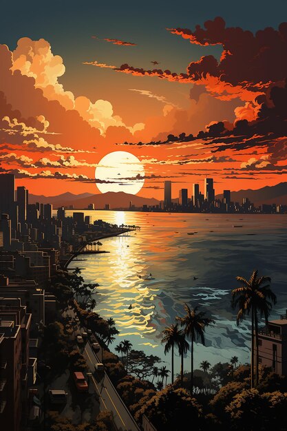 bombay_downtown_india_with_clear_weather_artwork_