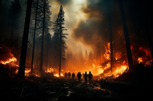 Bombeiros na floresta generativa ai