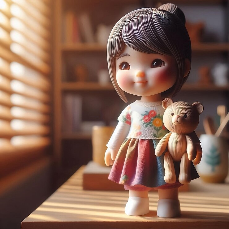 Foto boneca 3d