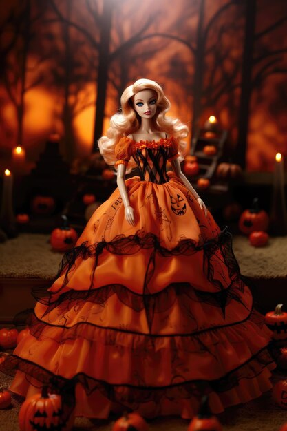 Foto boneca barbie de halloween