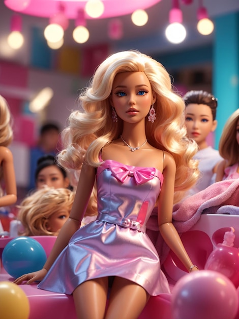 Foto boneca barbie e amigos