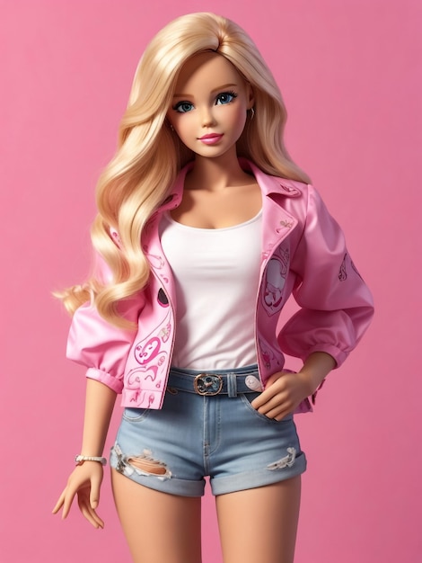 Boneca Barbie Top Loira Com Roupas Extras Lindas E Rara