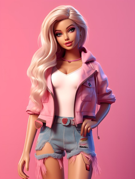 Boneca papel imprimir barbie