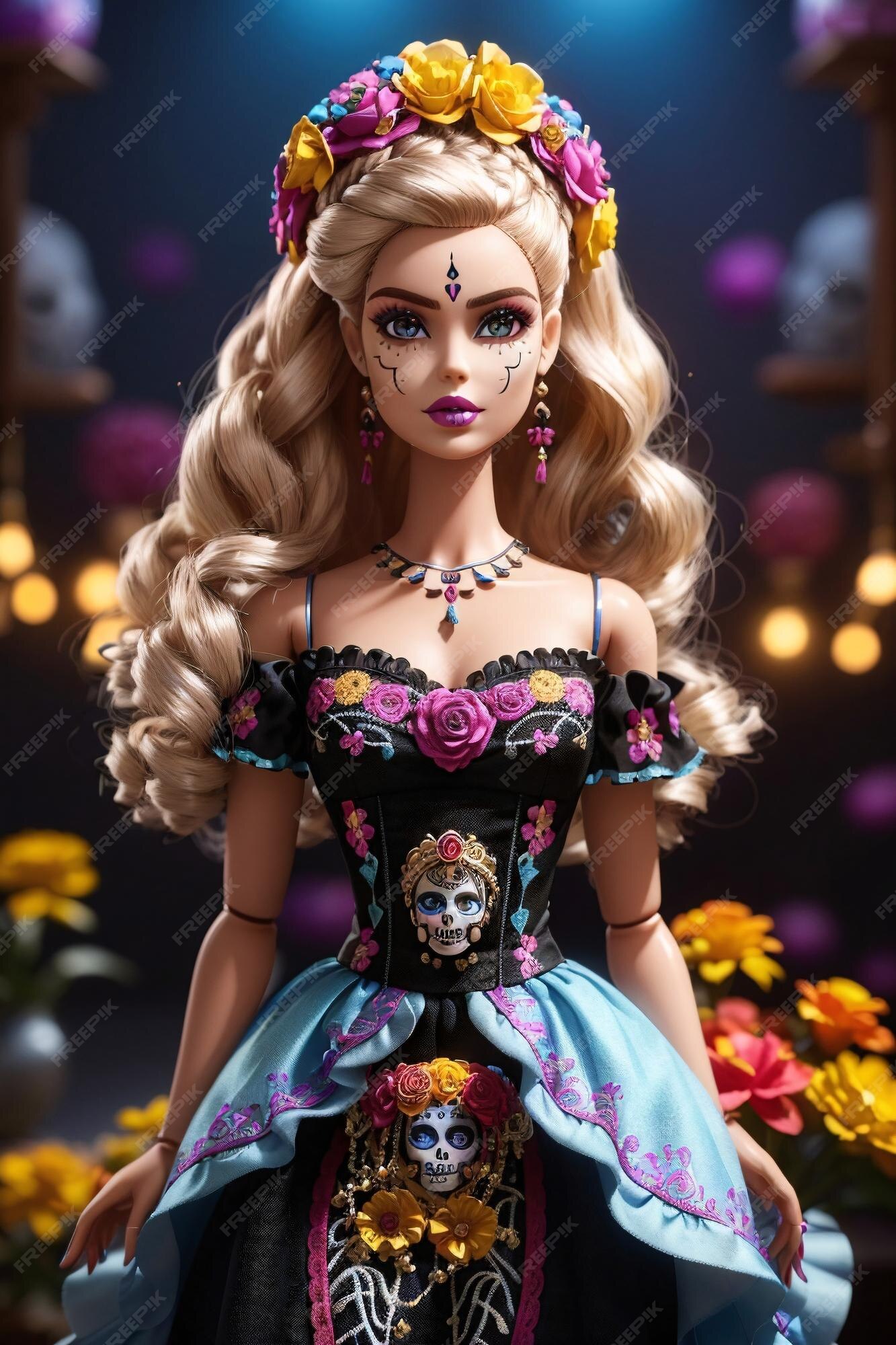 ESPECIAL DE NATAL Pintar Desenho da Barbie, Vídeo de Pintar da Boneca  Barbie