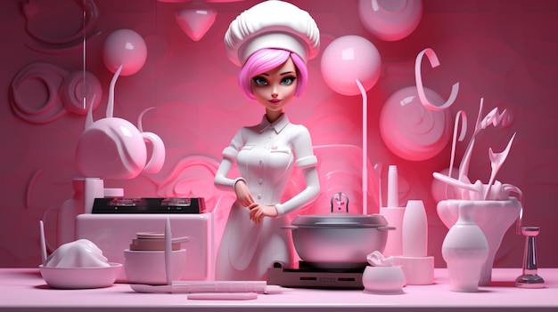 Boneca Chef