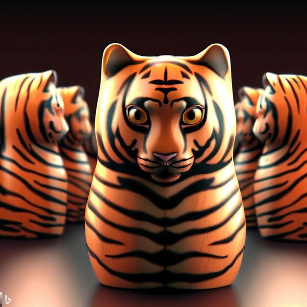 bonecas de tigre