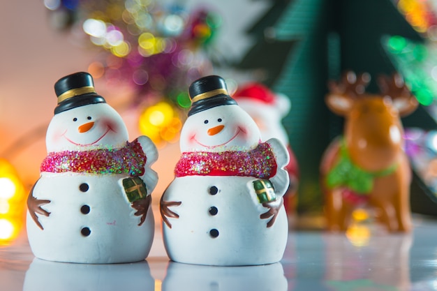 Boneco de neve e ornamento item de Natal decorar para feliz Natal e feliz ano novo