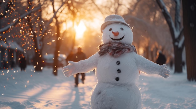 boneco de neve para o natal