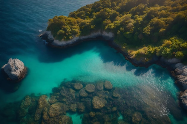 Bonita foto de fondo muy bonita foto se hermosa vista diferente paisaje fotográfico colorido AI GEN