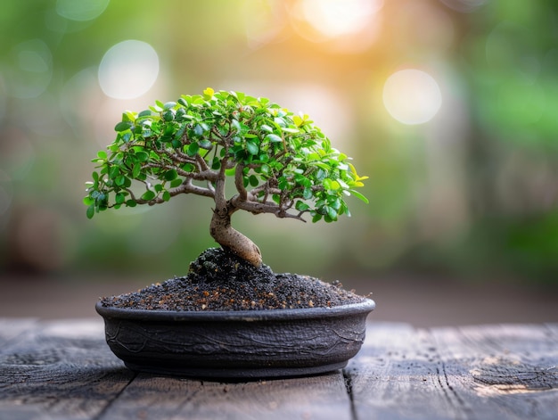 Bonsai-Boden ist eine spezielle Bodenmischung, die zum Anbauen von Bonsai verwendet wird