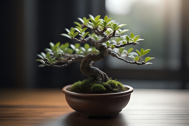 Bonsai em miniatura