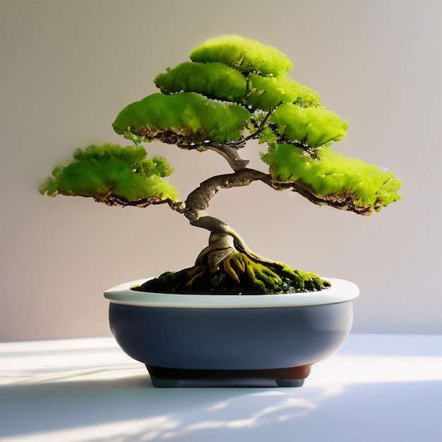 Bonsai in einem Keramiktopf