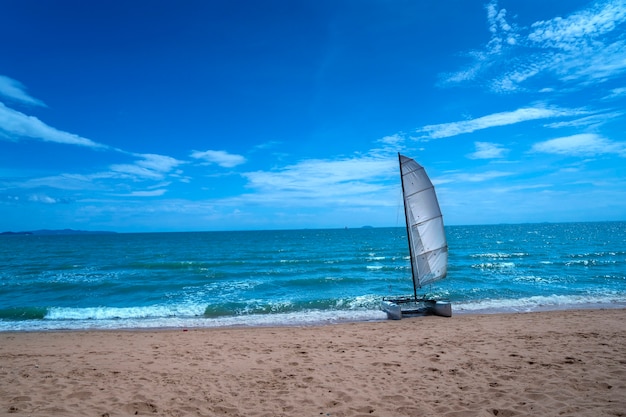 Boot am Strand