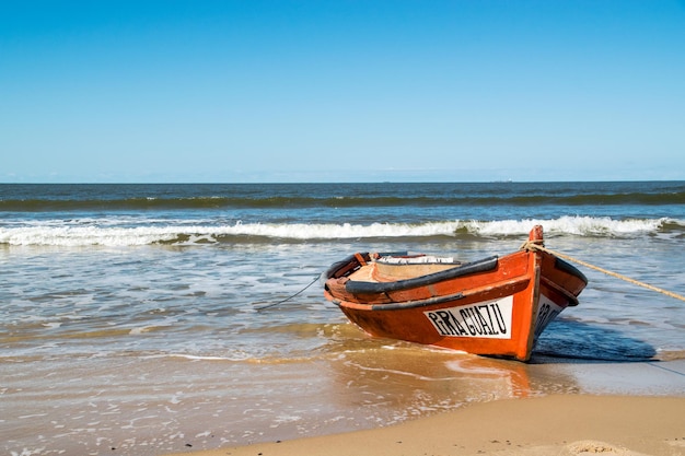 Boot am Strand