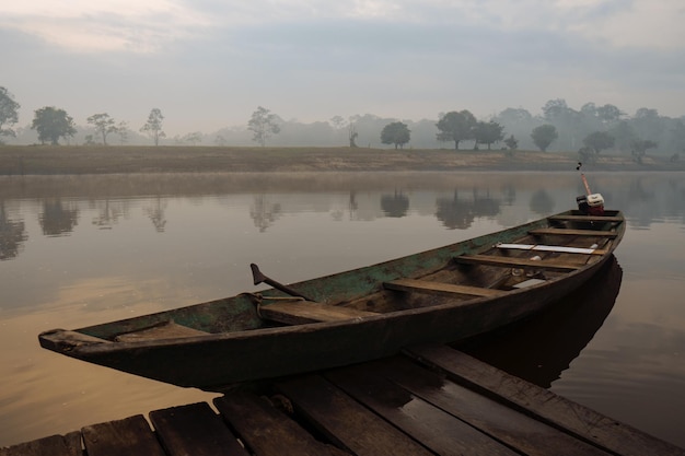 Boot auf dem Amazonas hochwertiges Foto