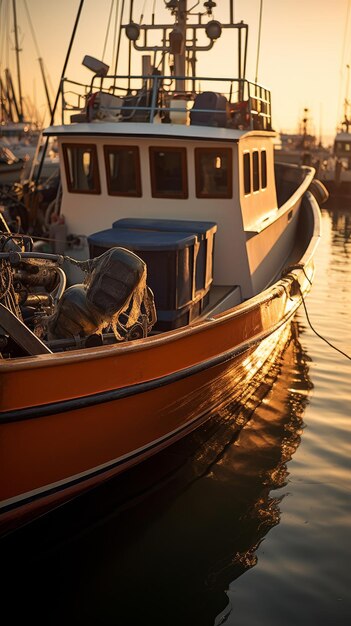 Boot, das im Wasser schwebt