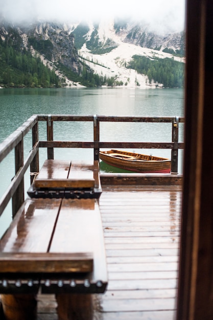 Boot im See