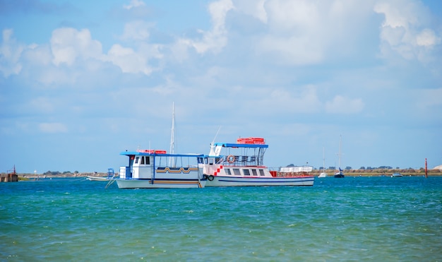 Boote am Strand in Purtugal