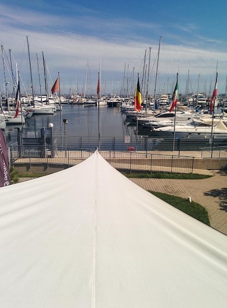 Foto boote im hafen