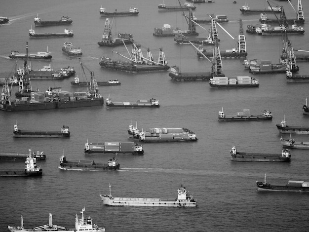 Foto boote im hafen