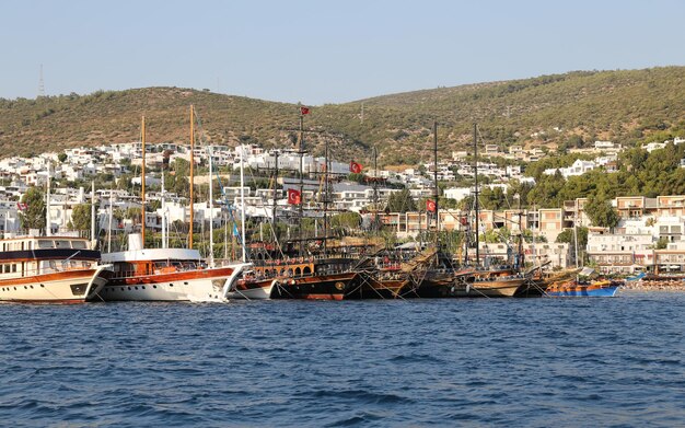 Boote in der Stadt Bodrum