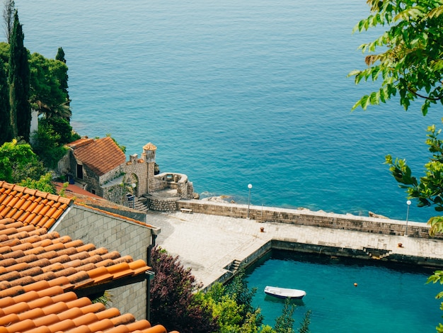 Foto bootsliegeplatz arboretum trsteno in der nähe von dubrovnik in kroatien