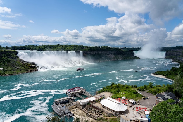 Bootstour zu den Niagarafällen Ontario Kanada American Falls Horseshoe Falls