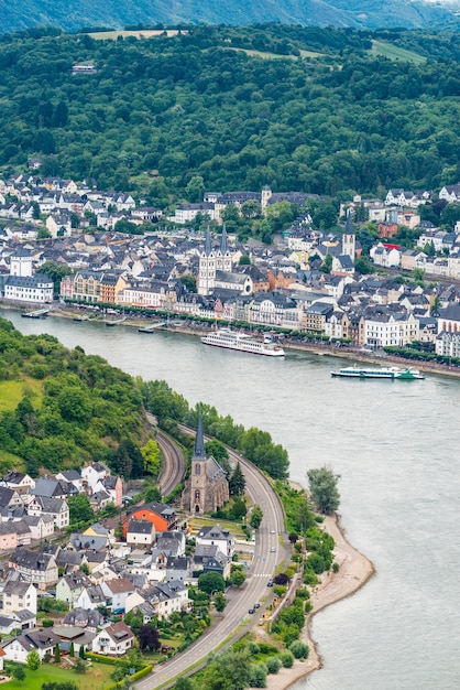 Boppard am Rhein, mittleres Rheintal, Deutschland.