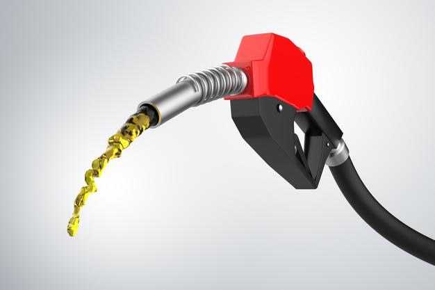Una boquilla de bombeo de gasolina