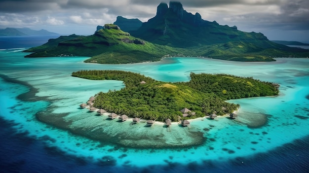 Foto bora de la polinesia francesa